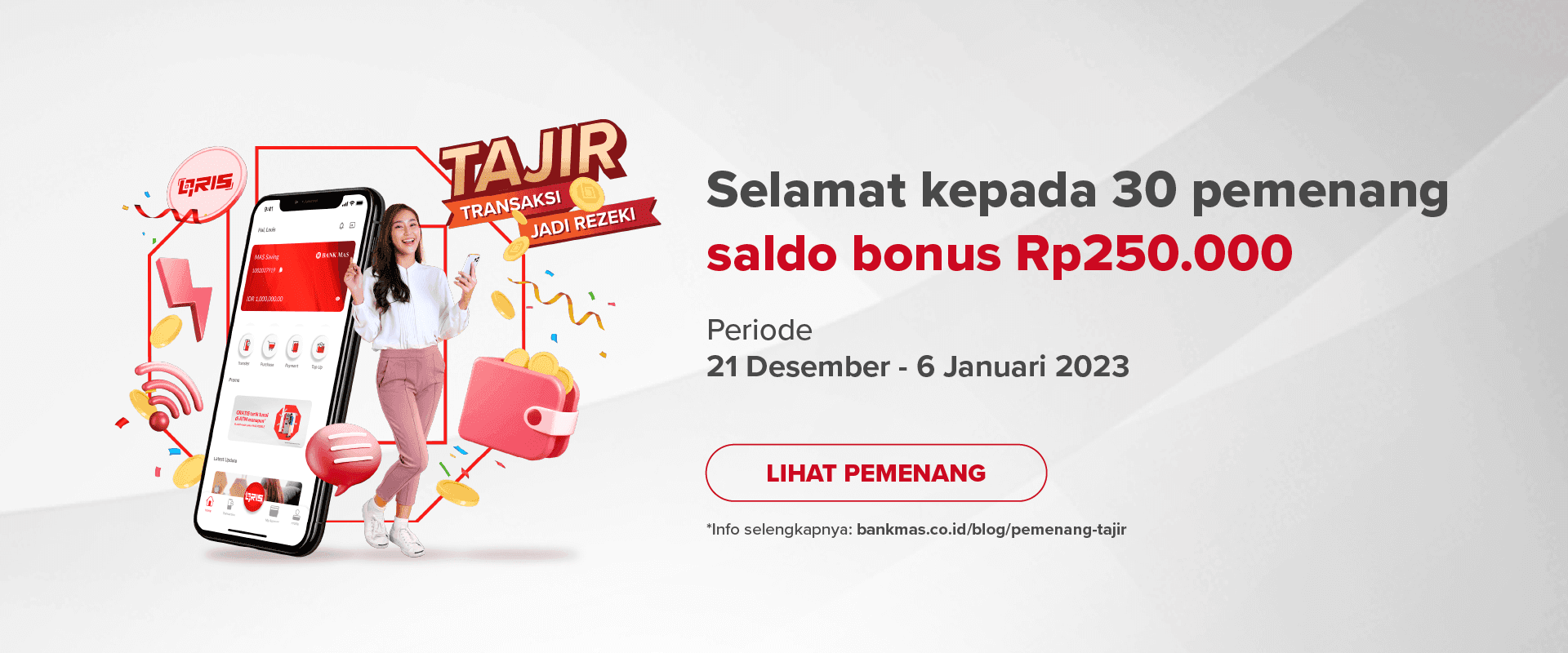 Pemenang TAJIR (Transaksi Jadi Rezeki)