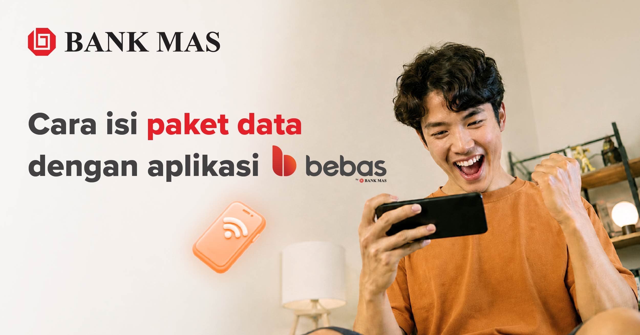 Cara Isi Paket Data Online di Bebas by Bank MAS