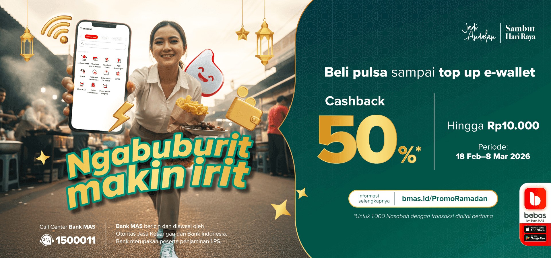 Promo Ramadan: Bayar Tiket KAI Cashback 30% (Maks. Rp10.000)